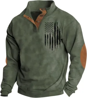 Ymosrh Men's Sweatshirt Henley Tops Long Sleeve Casual Lightweight Button Up Sweatshirts Pullovers Men, S-3XL