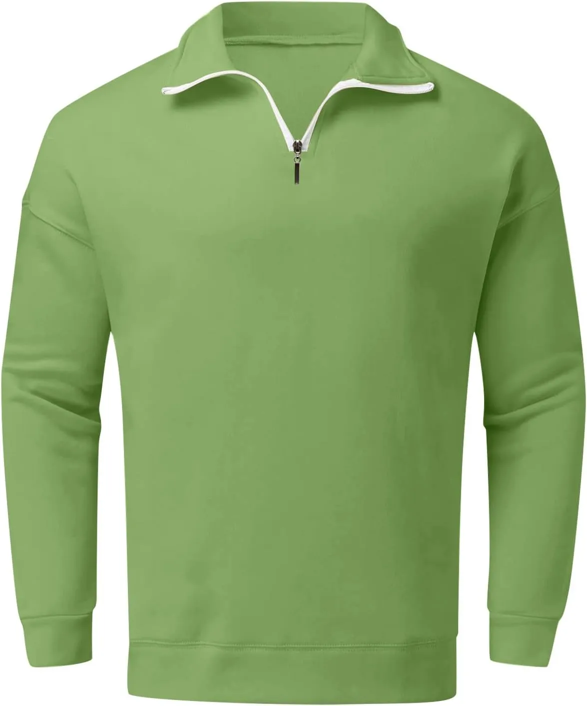 Ymosrh Men's Sweatshirts Solid Hoodies Fashion Long Sleeve Hooded Sweatshirts Pullover Trendy Hoodie with Zipper